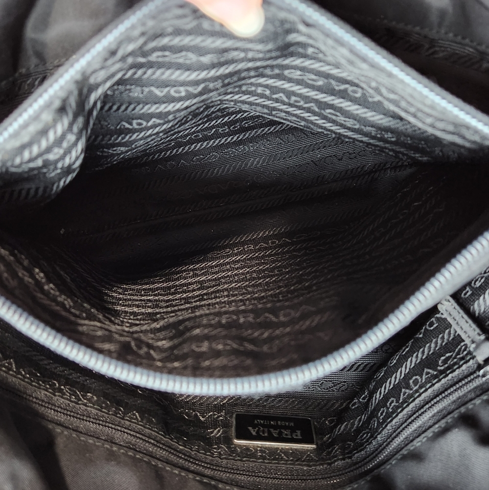 Prada Black Nylon Shoulder Bag - Picture 11 of 14